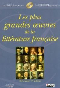 Les plus grandes oeuvres de la littérature française