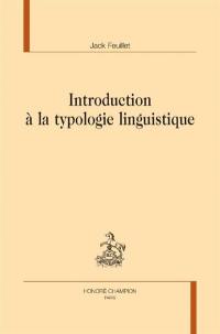 Introduction à la typologie linguistique