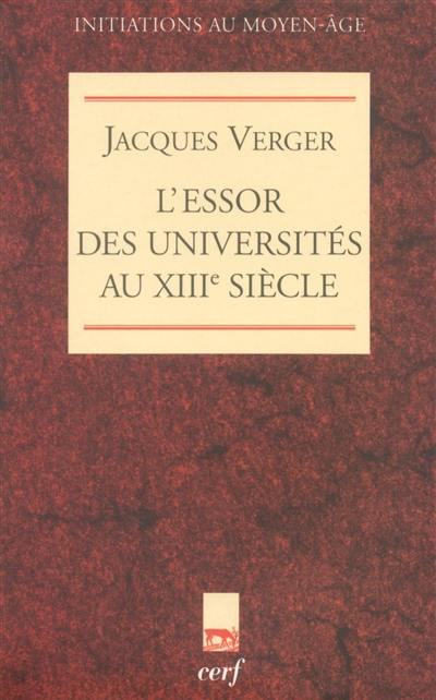 L'essor des universités au XIIIe siècle
