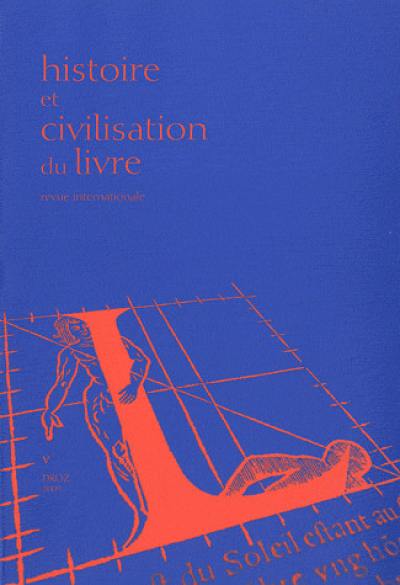 Histoire et civilisation du livre. Paris, une capitale internationale du livre : XVIIe-XXe siècle