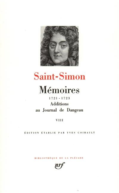 Mémoires. Vol. 8. 1721-1723