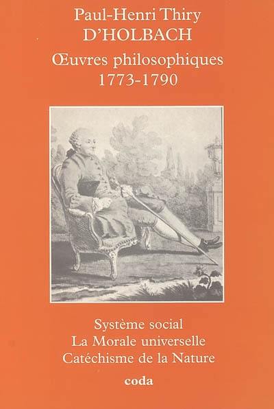 Oeuvres philosophiques : 1773-1790