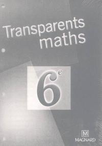 Maths 6e : transparents