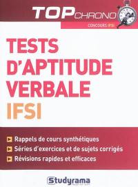 Tests d'aptitude verbale IFSI
