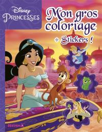 Disney princesses : mon gros coloriage + stickers !