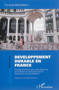 Développement durable en France : enseignements à partir des schémas de cohérence territoriale (SCoT) grenoblois et montpelliérain