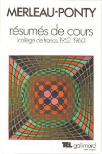 Résumés de cours au Collège de France : 1952-1960