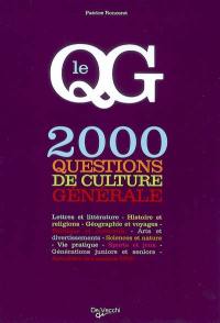 Le QG : 2000 questions de culture générale