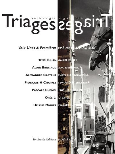 Triages, n° hors-série. Voix unes & premières : anthologie I & II 2023