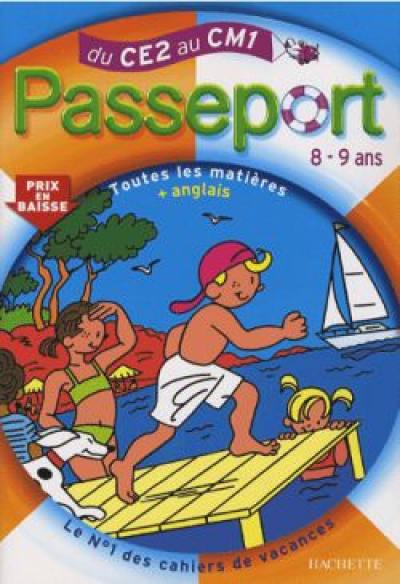 Passeport du CE2 au CM1, 8-9 ans : toutes les matières + anglais