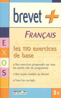 Français : les 110 exercices de base