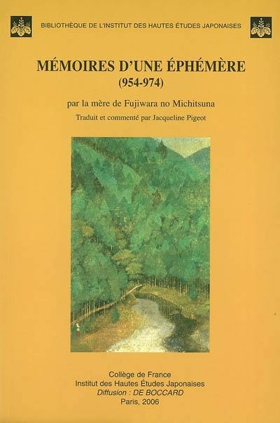 Mémoires d'une éphémère, 954-974