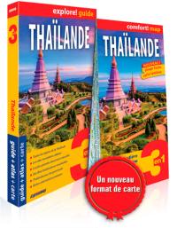 Thaïlande : 3 en 1 : guide + atlas + carte