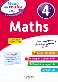 Maths 4e : nouveau programme