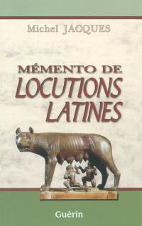 Mémento de locutions latines