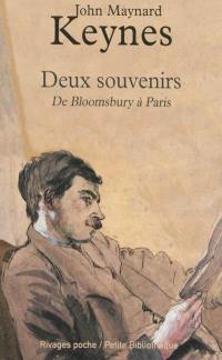 Deux souvenirs : de Bloomsbury à Paris