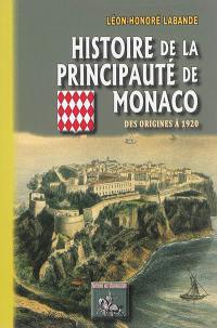 Histoire de la principauté de Monaco : des origines à 1920
