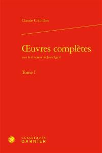 Oeuvres complètes. Vol. 1