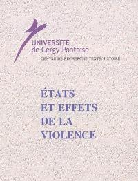 Etats et effets de la violence