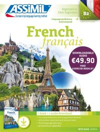 French : language proficiency level attained B2, beginners & false beginners : pack MP3