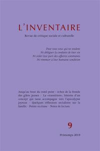 Inventaire (L'), n° 9