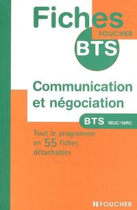 Communication et négociation : BTS MUC-NRC