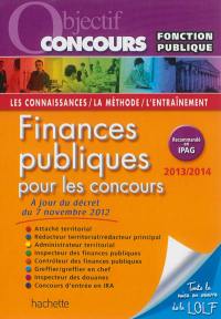 Finances publiques : pour les concours catégories A et B : 2013-2014