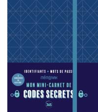 Mon mini-carnet de codes secrets