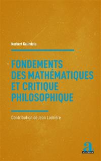 Fondements des mathématiques et critique philosophique : contribution de Jean Ladrière