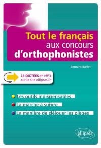 Tout le français aux concours d'orthophonistes