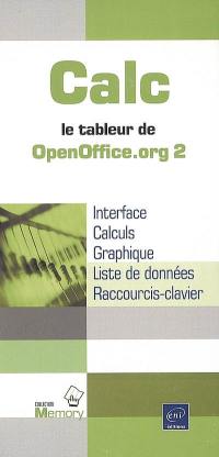 Calc : le tableur de OpenOffice.org 2