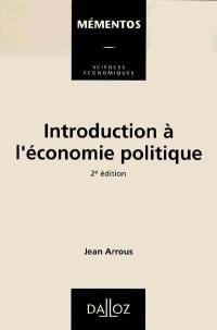Introduction à l'économie politique