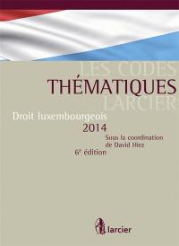Droit luxembourgeois 2014