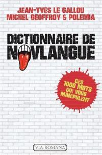 Dictionnaire de novlangue : ces 1.000 mots qui vous manipulent