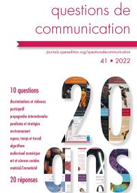 Questions de communication, n° 41. 20 ans : 10 questions, 20 réponses