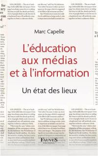 L'éducation aux médias et à l'information : un état des lieux