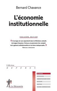 L'économie institutionnelle