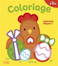 Coloriage : joyeuses Pâques !