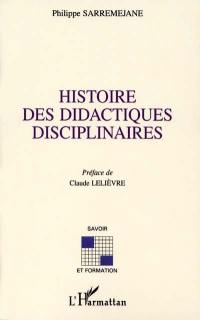 Histoire des didactiques disciplinaires : 1960-1995