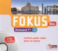 Fokus neu allemand 1ère, B1-B2 : coffret audio-vidéo pour la classe