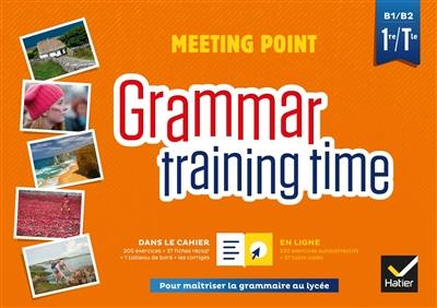 Meeting point, grammar training time, 1re, terminale, B1-B2