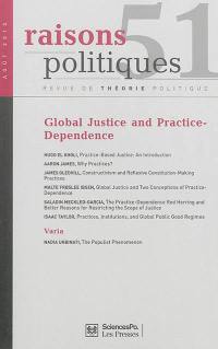 Raisons politiques, n° 51. Global justice & practice-dependence