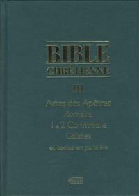 Bible chrétienne. Vol. 3