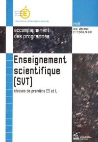 Enseignement scientifique : sciences de la vie et de la Terre : classes de premières ES et L