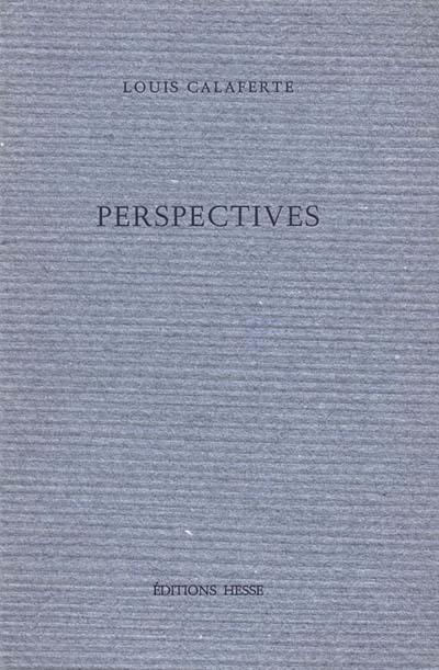 Perspectives : notes autour de l'expression créatrice