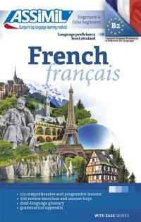 French : language proficiency level attained B2, beginners & false beginners. Français
