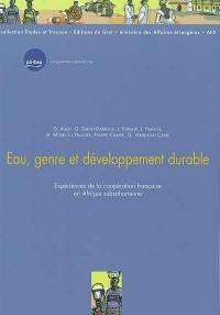 Eau, genre et développement durable : expériences de la coopération française en Afrique subsaharienne