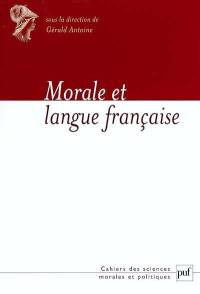 Morale et langue française