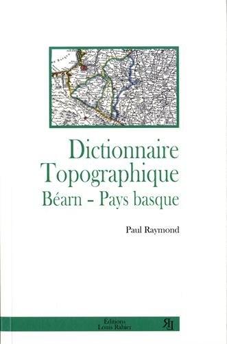 Dictionnaire topographique Béarn, Pays basque