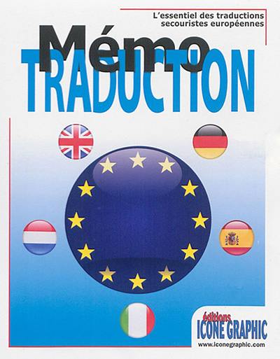 Mémo traduction : l'essentiel des traductions secouristes européennes